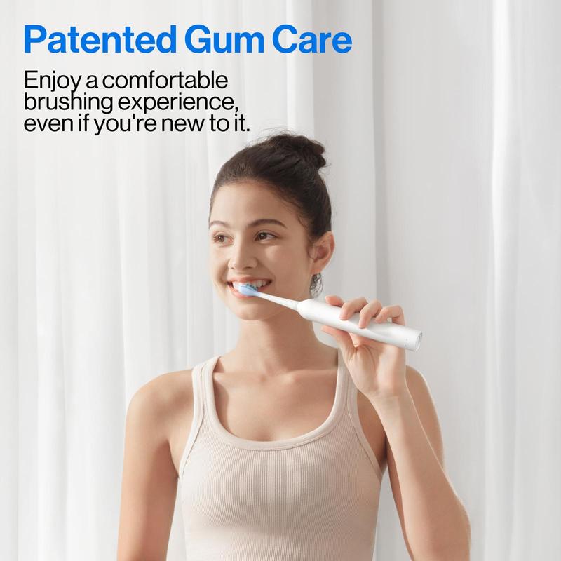 usmile P10 Pro Sonic Electric Toothbrush with USB-C Rechargeable and Pressure Control, Lasting 6 months on Single Charge