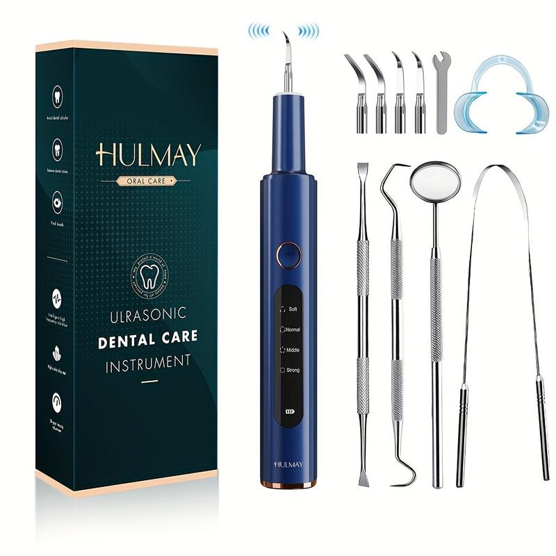 HULMAY Teeth Cleaning Kit, 4 Adjustable Modes, Personal Care    Appliances Teeth cleaning Toothbrushes Gifts for family and friends Oral