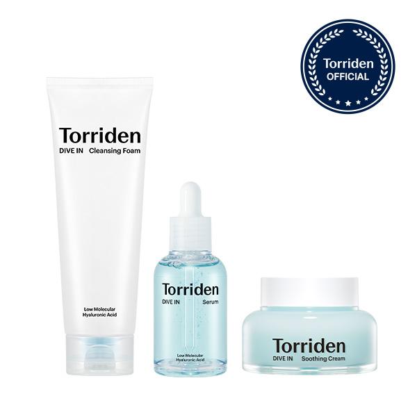 [Torriden Official Shop] Hydrating Cleansing Trio [Serum + Soothing cream + Cleansing foam]