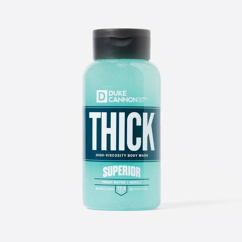 Duke Cannon Supply Co. THICK High-Viscosity Body Wash for Men the Scent Seeker Variety 4 Pack - Premium Ingredients, Plant-Based Thickeners, Superior Lather, Natural Exfoliate, 17.5 Fl Oz (4 Pack) Body Care Neroli