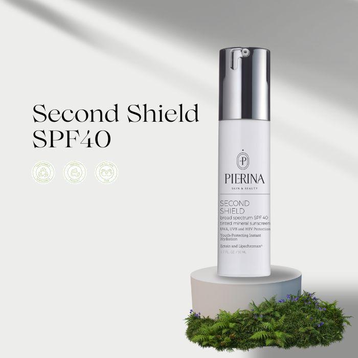 Second Shield Sunscreen SPF40 UVA, UVB, & HEV