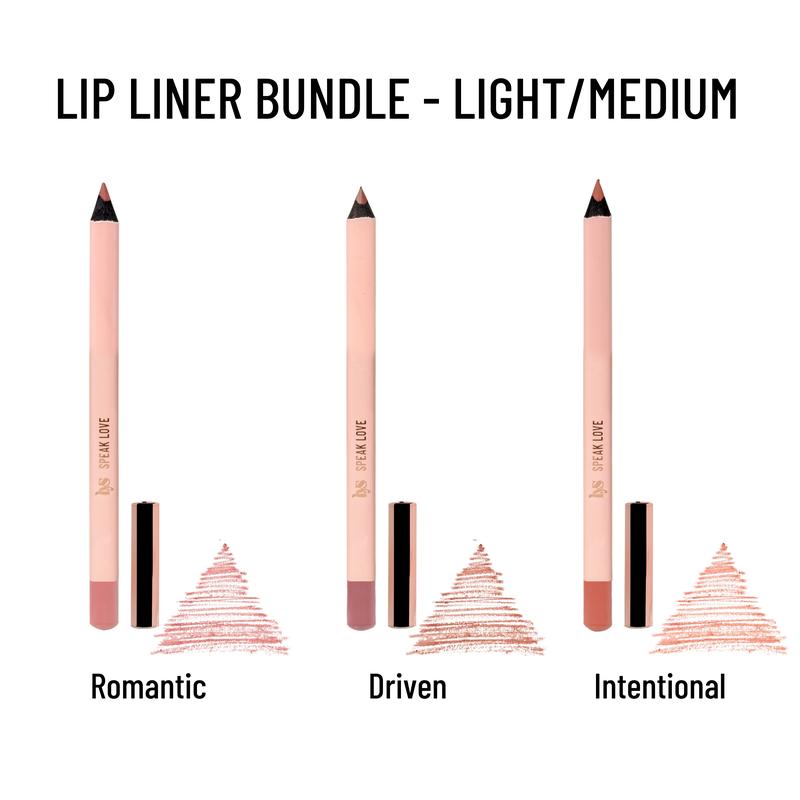 LYS Beauty Lipliner Bundle Light Med