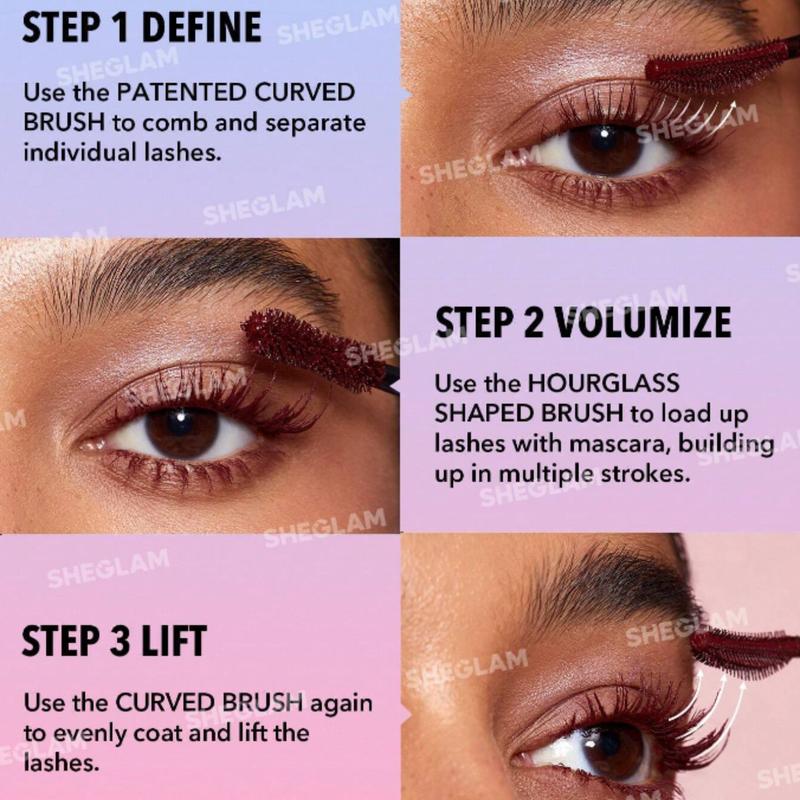 SHEGLAM All-In-One Volume & Length Mascara for Flawless Lashes - Cosmetic, Makeup