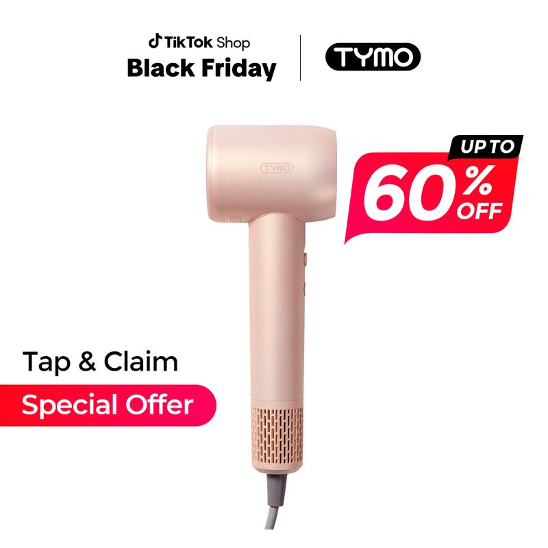 TYMO AIRHYPE COMPACT-High Speed Hair Dryer comfortable handle Smooth