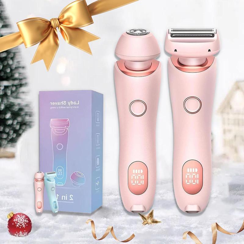 New Display Private Parts Shaver 2 in 1 Ladies Hair Trimming Shaving Instrument Electric Epilator Hair Remover, Christmas Gift