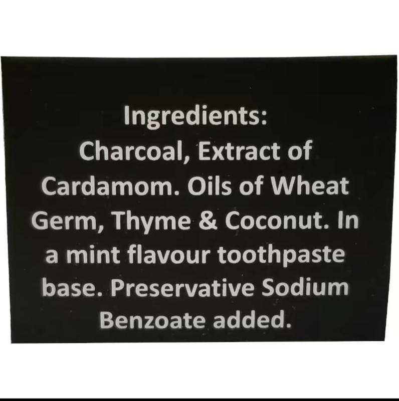 Organic Bamboo Charcoal Toothpaste 100% Natural Teeth Whitening Oral Care - 6.5 oz Coconut Cream oral health Management