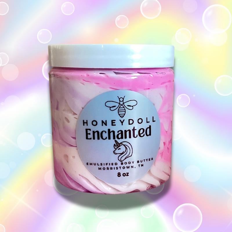 Enchanted Emulsified Body Butter with Berries Citrus Peach and Musk Fragrance - Body Care