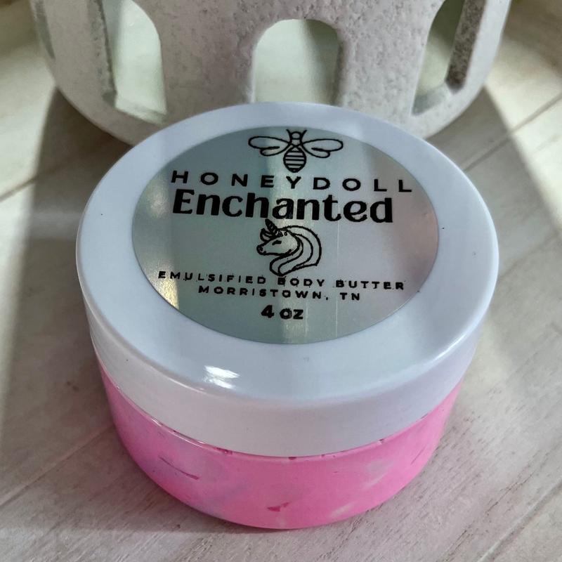 Enchanted Emulsified Body Butter with Berries Citrus Peach and Musk Fragrance - Body Care