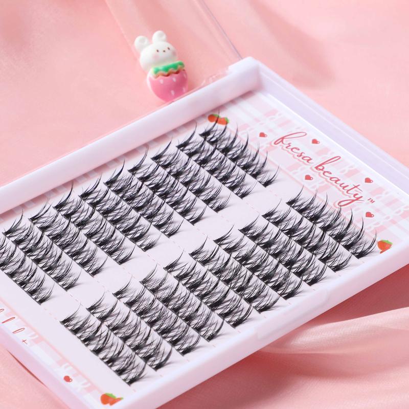 Premapped Manhua Manga Lashes Clusters 10 Pairs 140 Pcs Cat Eyelashes Lash Extension Lightweight Makeup