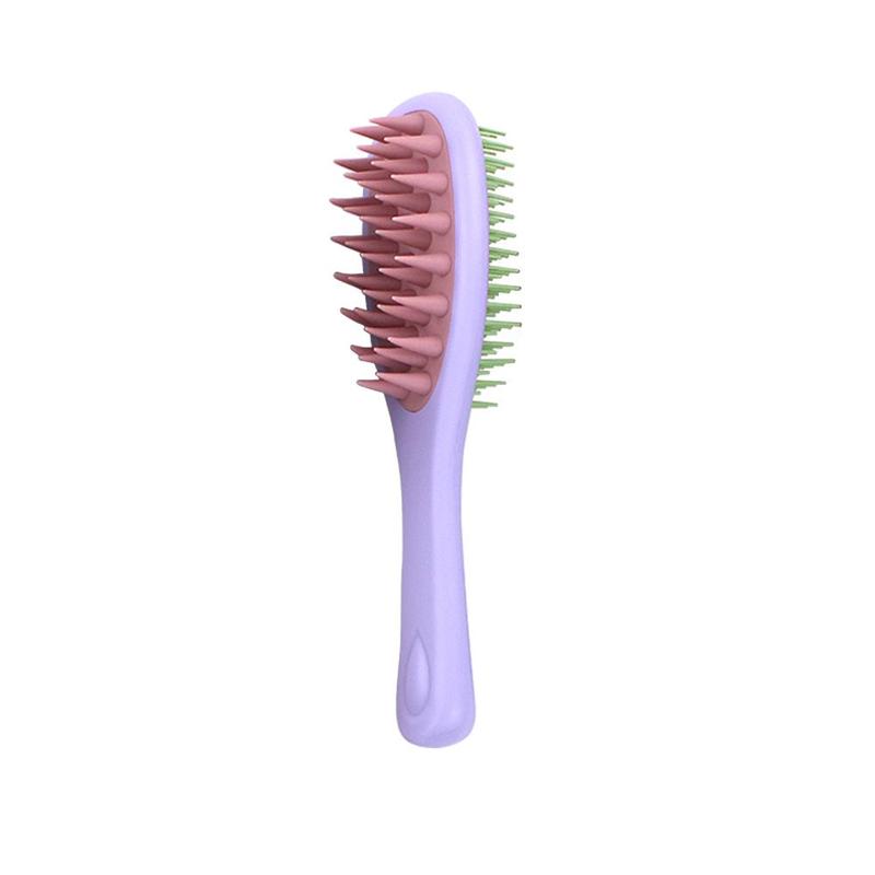 Double-sided Shampoo Brush, Long Handle Scalp Massage Comb, Hair Care & Styling Tool For Women & Men