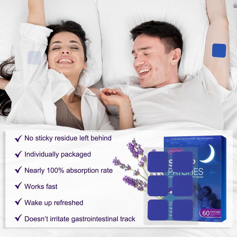 Sleep Patch, 2 Counts box Deep Sleep Patches, Sleep Aid Patches, Stress Relief Patches, Easy To Carry, Suitable for Men and Women