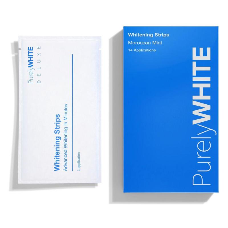 PurelyWHITE | Teeth Whitening Strips | Peroxide-Free | Instant Whitening For Sensitive Teeth