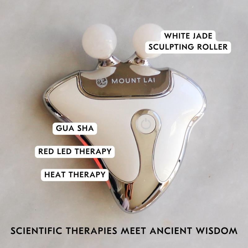 The Vitality Qi LED Gua Sha Device with Protective Pouch