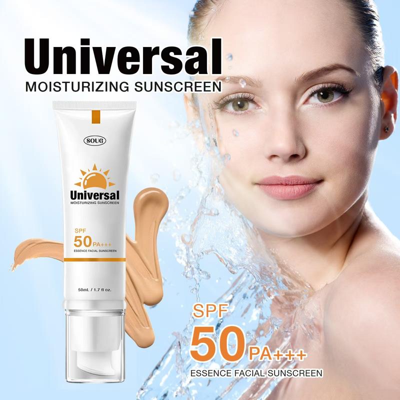 SOUG sunscreen, prevents sunburn and tanning, universal colored moisturizing sunscreen SPF 50PA+++ Facial Skincare matte sunscreen