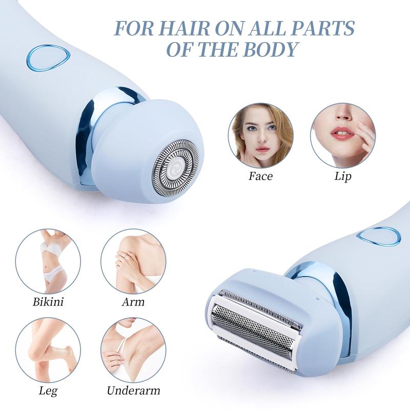 2 in 1 Electric Hair Removal Tool, 1 Set LCD Display Hair Removal Machine & Accessories for Leg, Armpits and Private Parts, Personal Care Appliances for Women, Christmas Gift