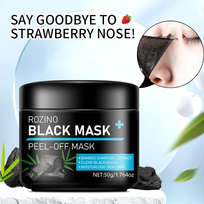 Black Mask, Deep Cleansing Peel Off Mask, Moisturizing Oil Control Mask, Facial Skin Care Product for Women & Men