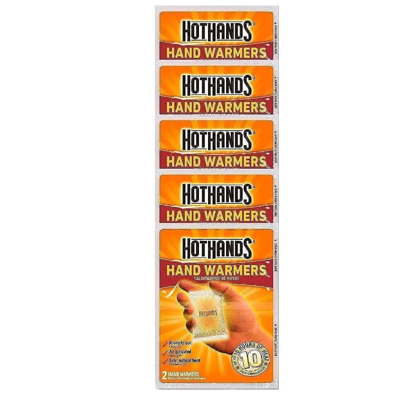 HotHands Hand Warmers, 10 count (5 pack with 2 warmers per pack)