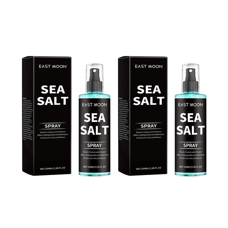 Sea Salt Spray, 2 Counts set Long Lasting Hair Styling Spray, Hair Styling Product for Women & Men, Professional Hair Styling Product for Daily Use, Haircare Kit