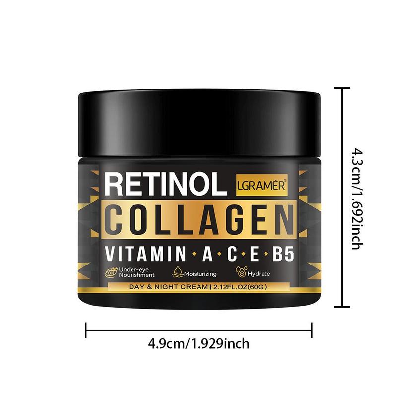 Retinol Collagen Moisturizing Facial Skincare Cream, Brightening & Firming Facial Lotion, Beauty & Personal Care Product for Men