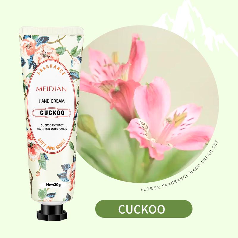 5PCS Pack Hand Cream, Natural Botanical Scented Hand Cream, Moisturizing Hand Cream Gift Set Travel Contains Floral Scented Hand Cream