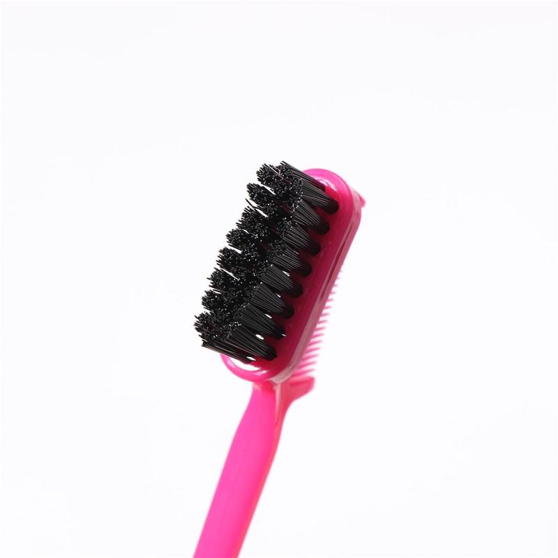 Megalook 1 Pcs Hair Edge Brush Double Sided Control Hair Brush Comb Color random