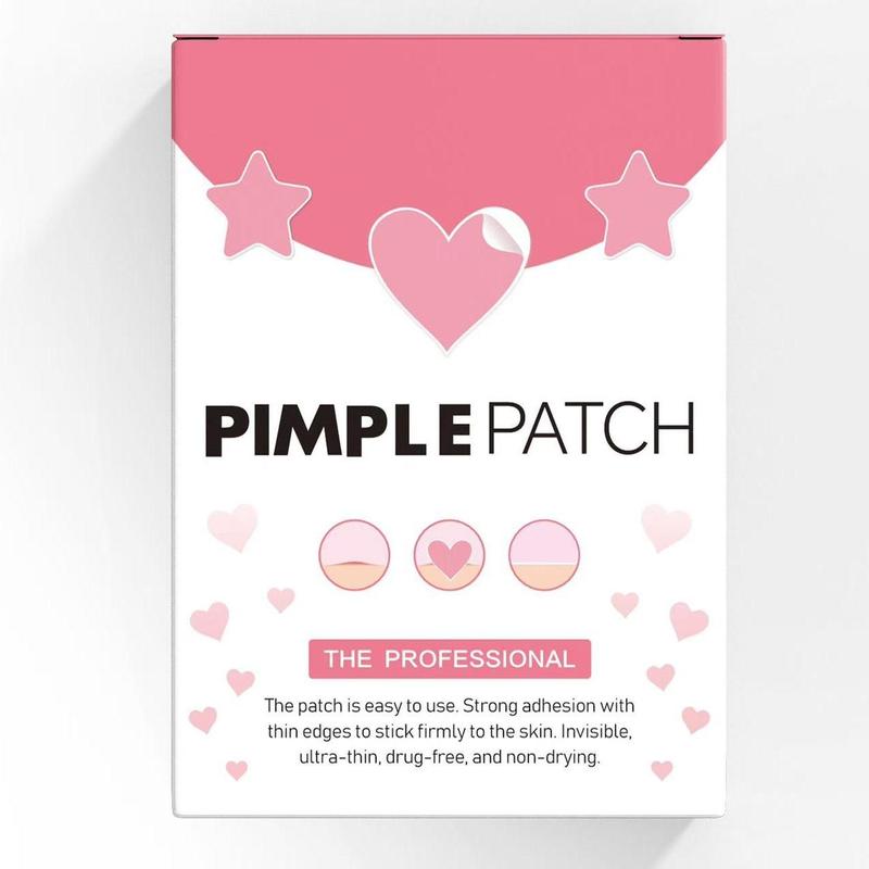 Star & Heart Shaped Acne Patches, 432pcs box Invisible Acne Cover Patches, Facial Skin Care Products for Women & Men, Christmas Gift