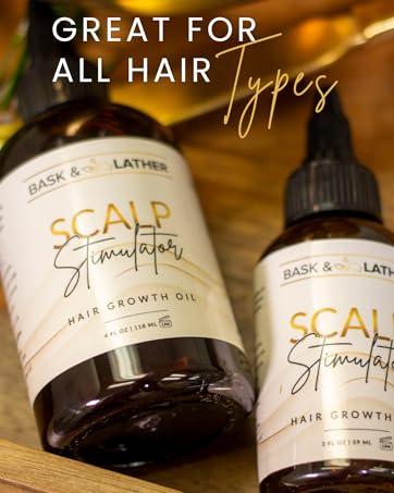 Scalp Stimulator + Hair Elixir- Growth + Length Retention Bundle Haircare Oil Castor Oil Vitamins