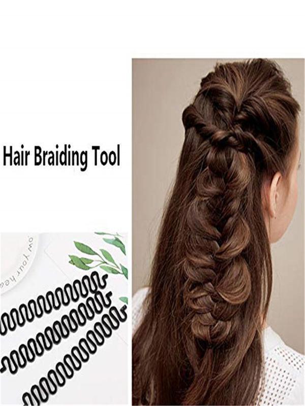 2024 New Style Solid Color Hair Braiding Tool, Hair Wavy Braiding Tool, Hair Styling Tool, Hair Accessories for Women & Girls for Various Hairstyle Use