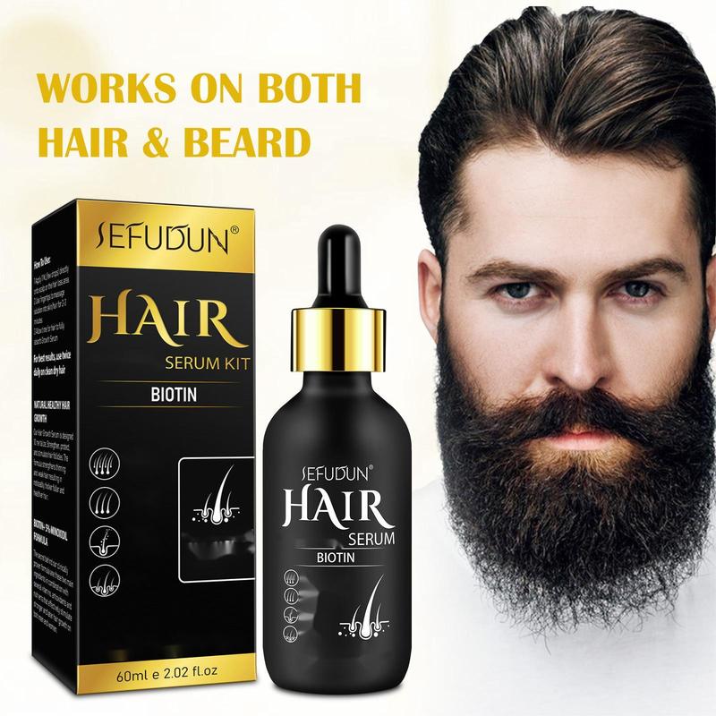 Sefudun 5% Minoxidil Hair Serum, 60ml - Morning and Evening Haircare Comfort  -  Minoxidil Hair Serum *2 with roller (25% OFF)