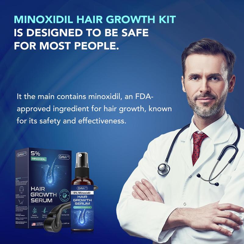 DAVV 5% Minoxidil Hair Growth Serum For Men And Women 2 sizes