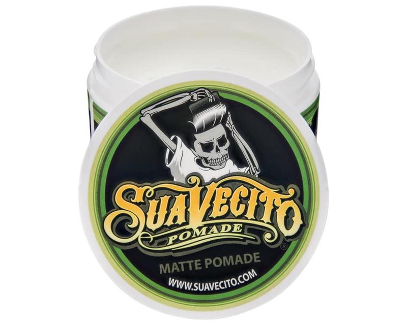 Suavecito Pomade Matte (Shine-Free) Formula 4 oz, 1 Pack - Medium Hold Hair Pomade For Men - Low Shine Hair Paste For Natural Texture Hairstyles