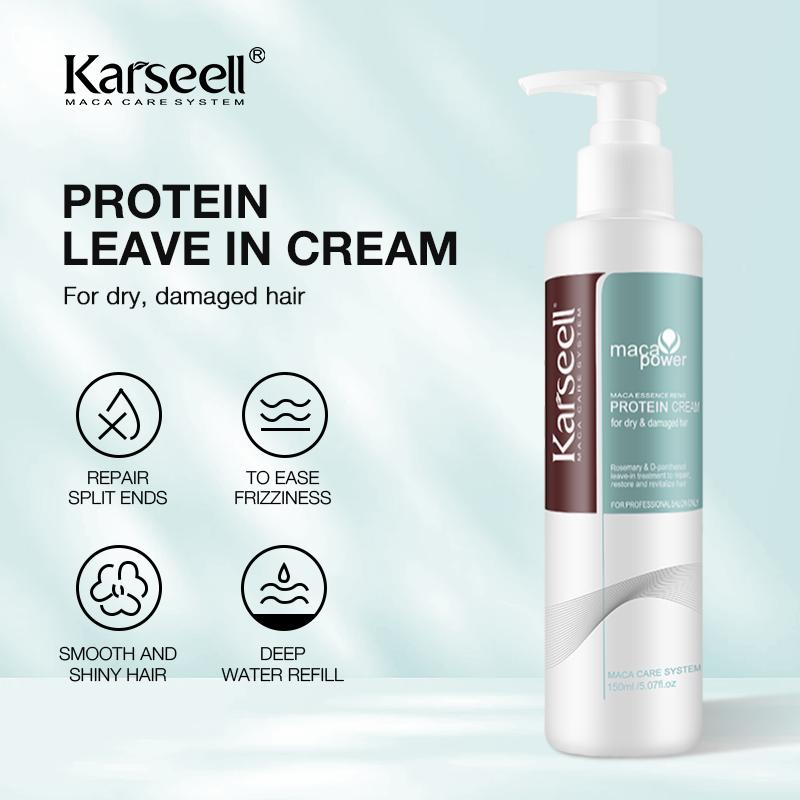 Karseell leave-in conditioner is rich in vitamin essence, long-lasting, deep repair, herbal essence suitable for all hair types 150ml