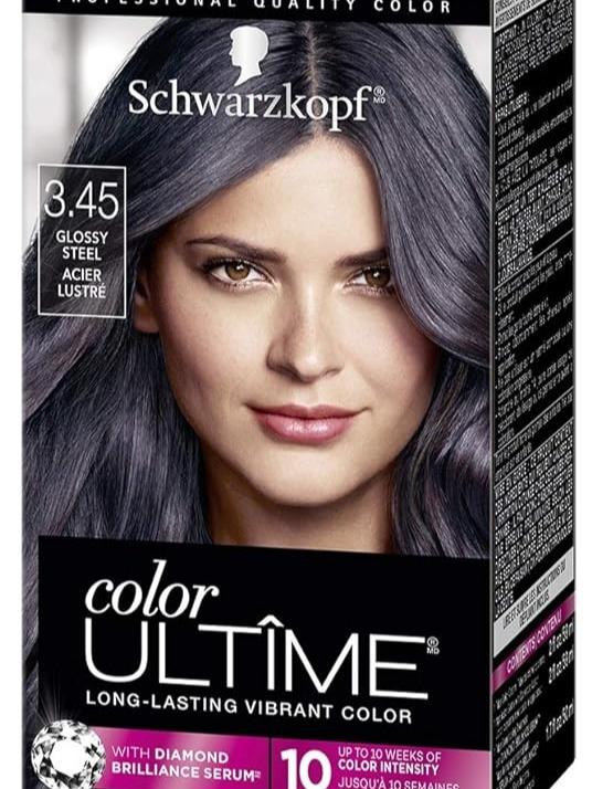 Schwarzkopf Color Ultime Hair Color, 1.1 Raven Black, 1 Application - Permanent Black Hair Dye for Vivid Color Intensity and Fade-Resistant Shine up to 10 Weeks