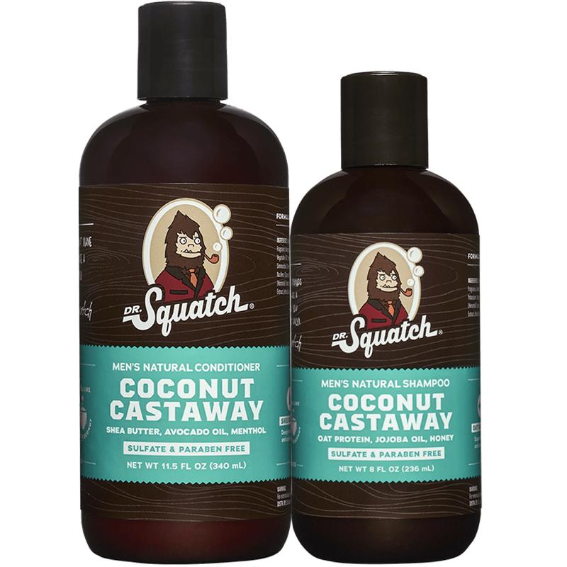 Dr. Squatch - Coconut Castaway Hair Care Kit