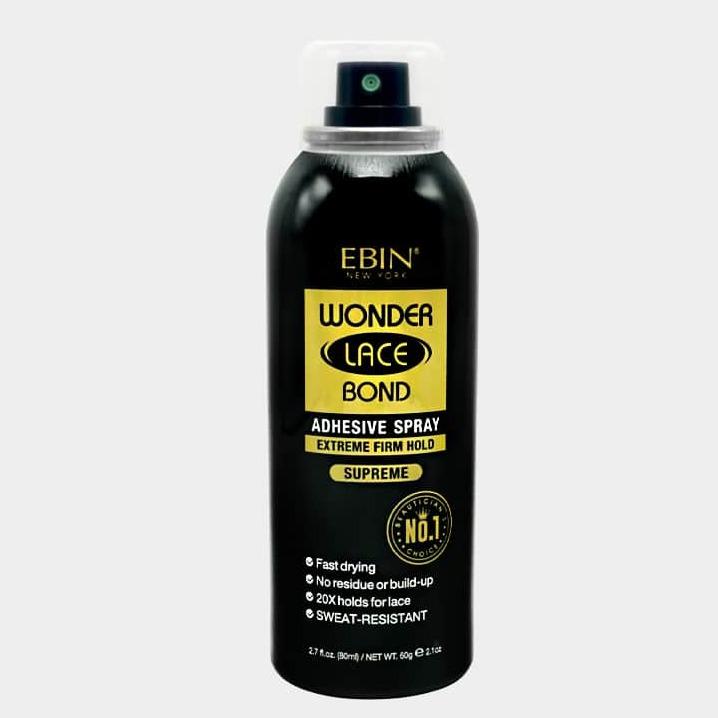 Ebin New York Wonder Lace Bond Adhesive Spray Extreme Firm Hold Supreme 2.7oz  80ml