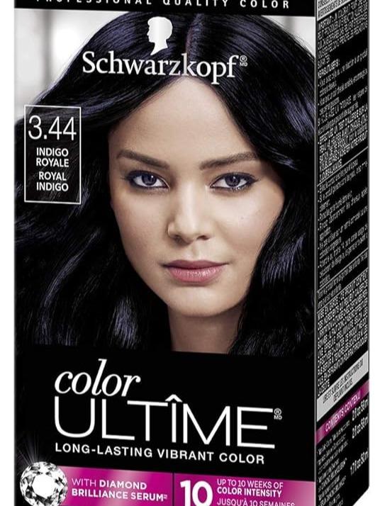 Schwarzkopf Color Ultime Hair Color, 1.1 Raven Black, 1 Application - Permanent Black Hair Dye for Vivid Color Intensity and Fade-Resistant Shine up to 10 Weeks