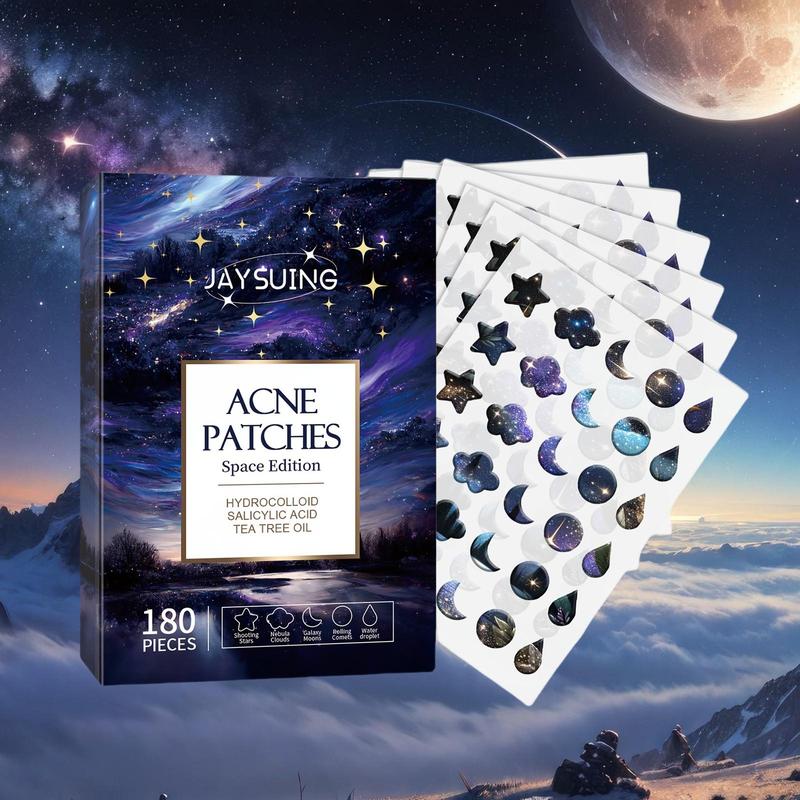 Starry Sky Pattern Acne Patches, 180pcs box Breathable Acne Patches, Easy To Use, Skin Care Products for Women & Men