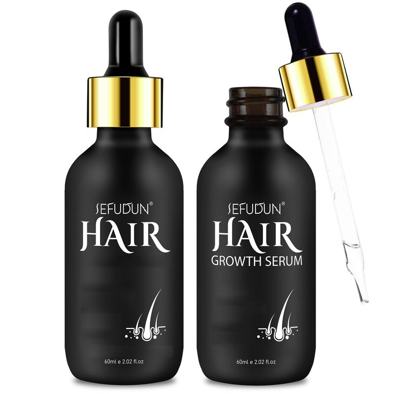 SEFUDUN  5% Minoxidil Hair Serum for Thinning and Weak Hair Care, Biotin, and Ginseng Extract for Men & Women  Natural Haircare (60ml)