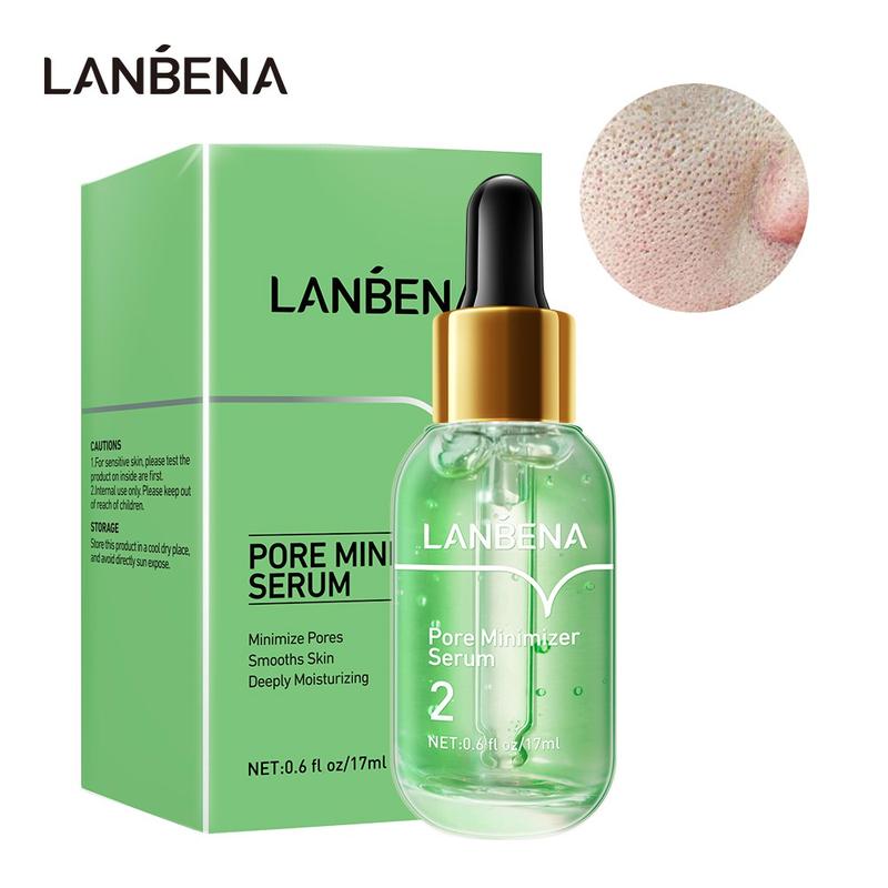 LANBENA Pore Care Beauty Lotion Nose Strips Green Tea Oil Blackhead Removal  Pores Shrinking Serum Vegan Moisture after Blackhead Remover Mask