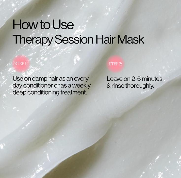 Eva NYC Therapy Session Hair Mask, Deep Conditioning Hair Mask Infused with Argan Oil and Plant Protein, 16.9 fl oz-deep mask Conditioner Haircare