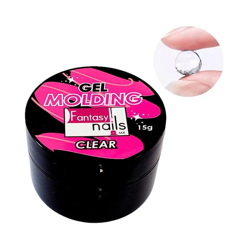 Fantasy Nails Clear Molding Gel 15g - Multifunctional UV Solid Gel for Modeling