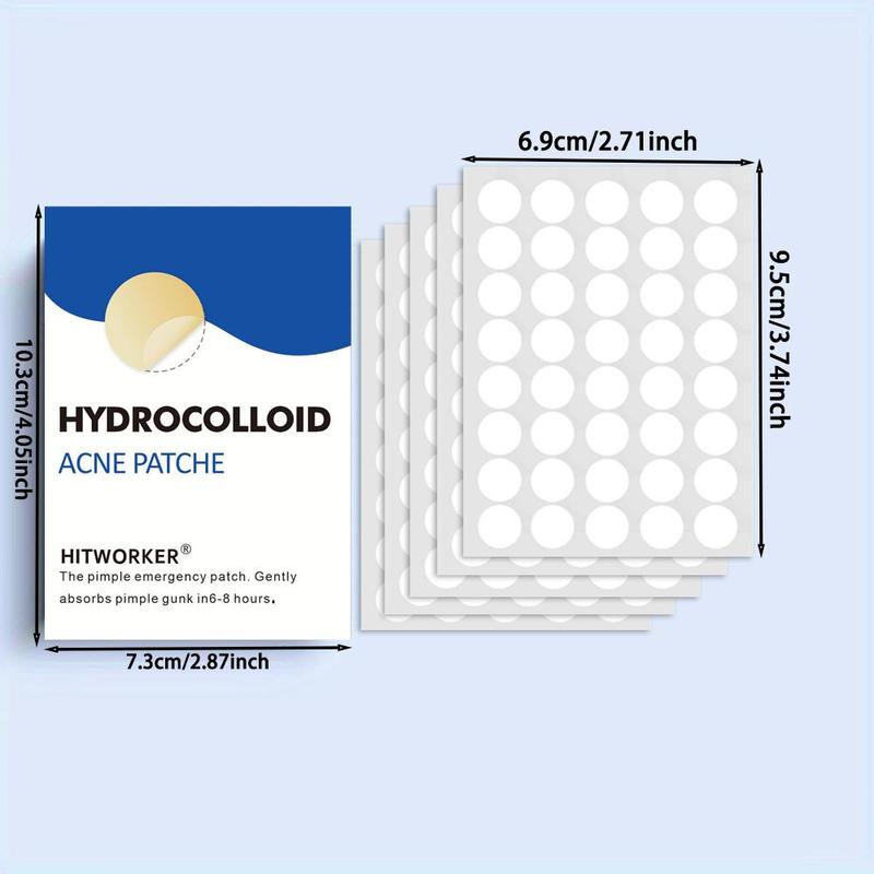 Hydrocolloid Acne Cover Patch, 1 Box Invisible Pimple Covering Patches, Skin Care Tools for Covering Blemish Zits Dots, Daily Skincare Products for Women and Men