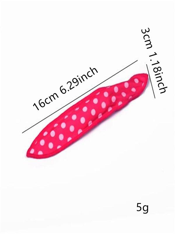 Polka Dot Pattern Hair Curler, No Heat Hair Curler, Hair Styling Tool for Women & Girls, Creative Hair Accessories for Daily Use