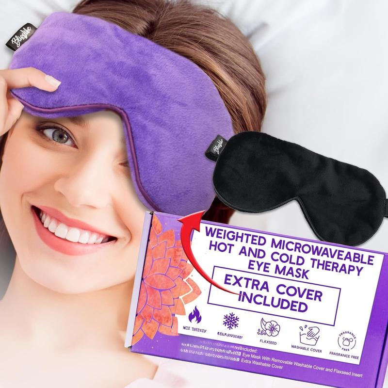 Dry Eye Mask, Warm Eye Compress, Eye Pillow, Moist Heat Eye Mask for Dry Eyes, Stye Eye Compress, Weighted Eye Mask for Sleeping, Hot Eye Compress Dry Eye