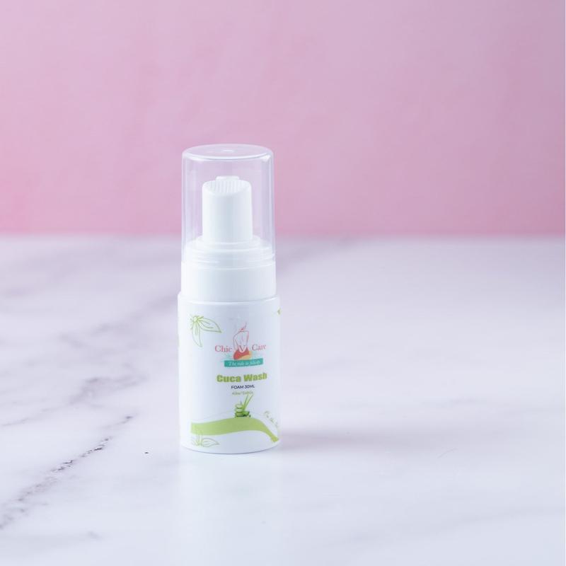 Chicvcare Cuca Wash on the Go Mint & Aloe - 30ML Bottles for Soothing Cleanse