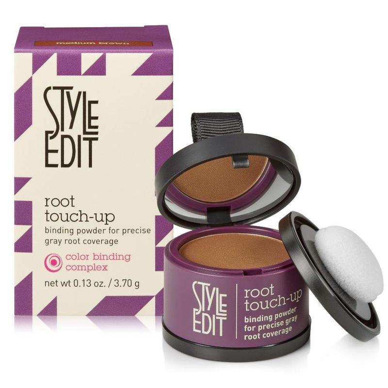 Style Edit Root Cover Up Hair Color Concealer Powder - Brown Hair - Salon Worthy Results made in the USA Hair Dye Haircare Silicone