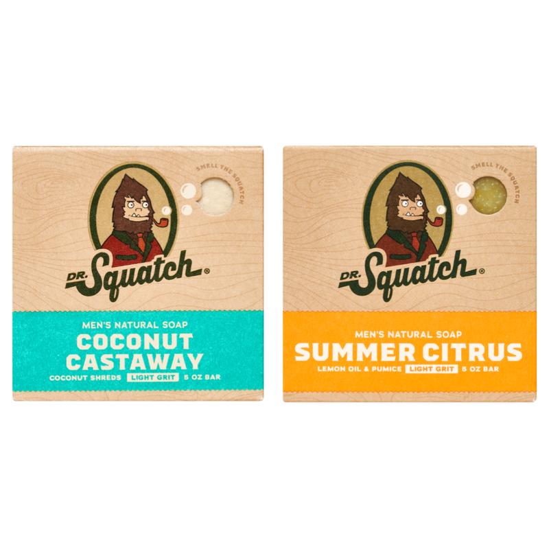 Dr. Squatch - Beach Bar Soap 2-Pack - Body Care for Men