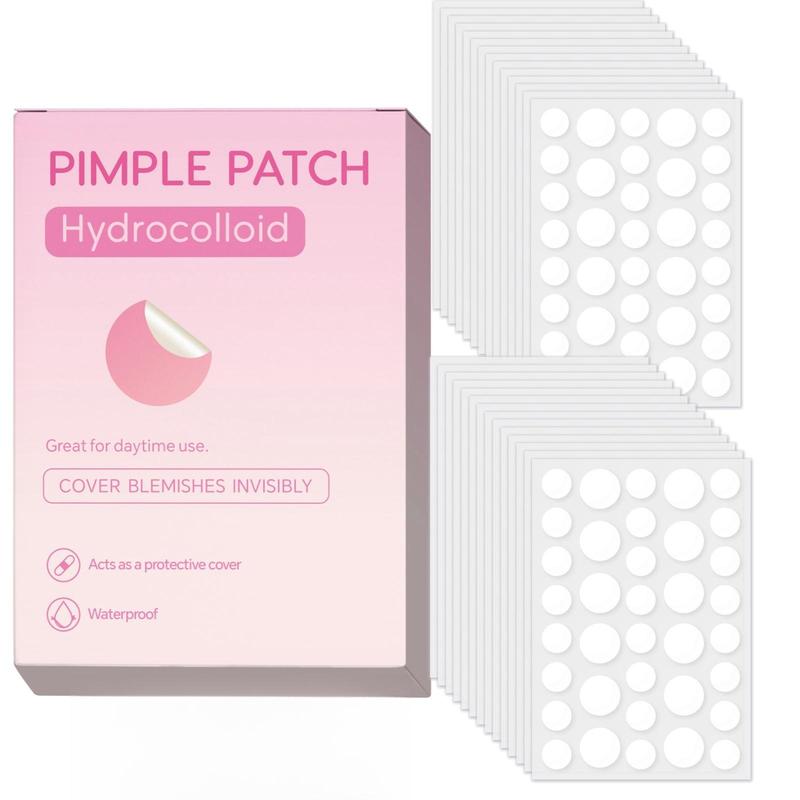 Hydrocolloid Acne Patches, Invisible Acne Cover Patches, Facial Blemish Concealer Stickers, Skin Care Products for Women & Men