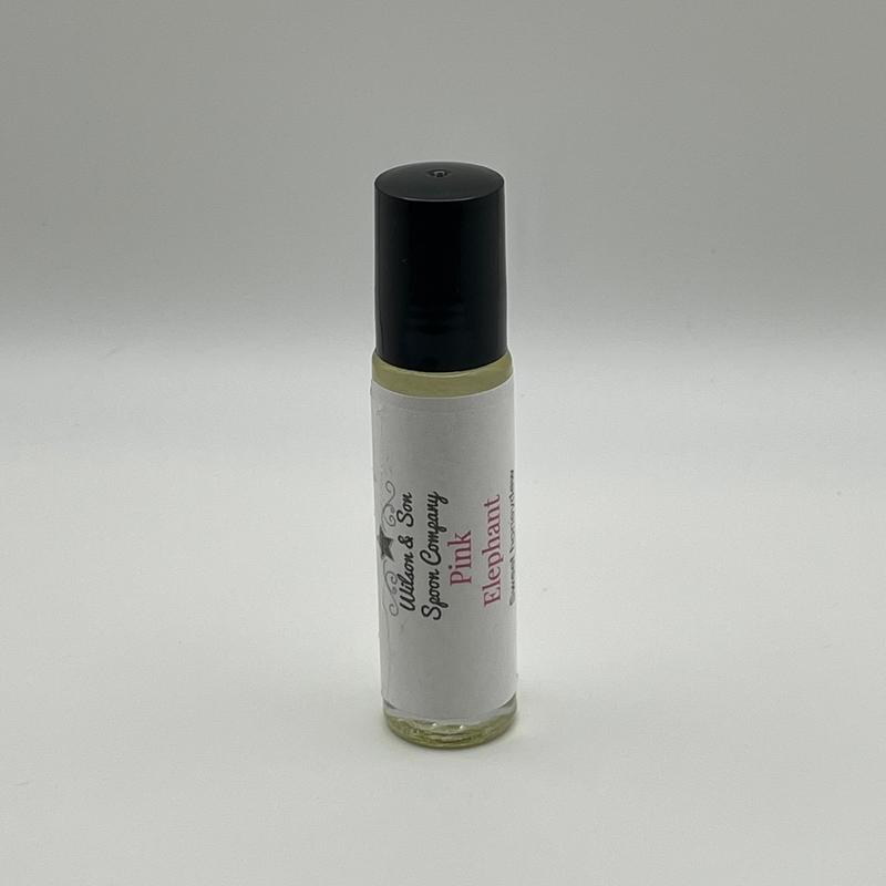 Pink Elephant Roll on Body Oil 10 ml roll on bottle