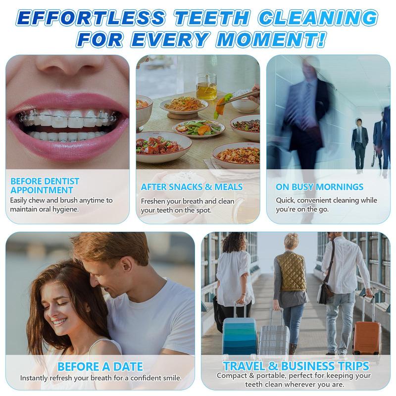 Nano Hydroxyapatite Toothpaste Tablets, Convenient and Effective Alternative To Traditional Toothpaste, Fresh Breath Toothpaste